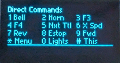 Direct Commands List